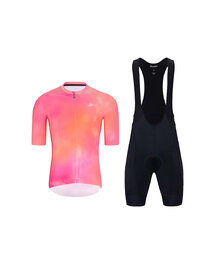 HOLOKOLO maillot corto y pantalón corto - COSMA - negro/naranja/rosa